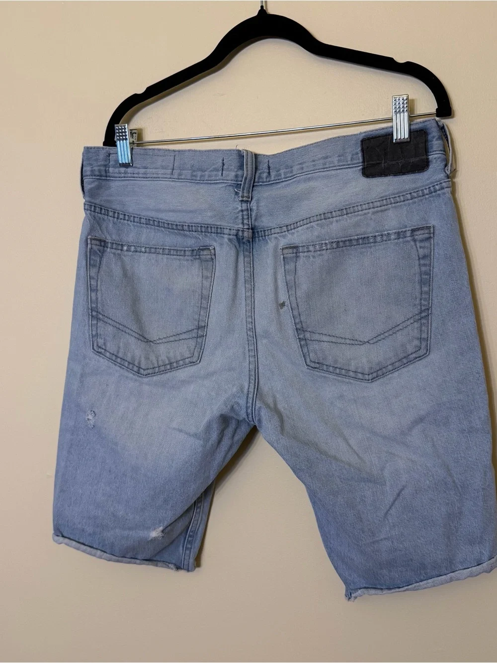 Bullhead Cotton Denim Shorts Cutoff Distressed Womens Size 32